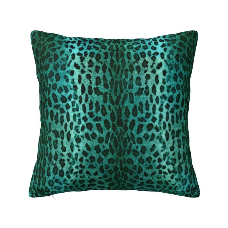 Custom Leopard Skin Print Pillow Case 45x45cm Home Decorative Fashion Cheetah Camouflage Outdoor Cushions Square Pillowcase
