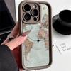 Ae89 Map Aircraft Trajectory Protective Phone Cases for iPhone 13 14 15 Pro Max XR Infinix Hot 40i 30i Tecno Camon 30 20 Pro Angel Eyes TPU Back Cover