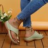 Women Casual Flat Shoes Summer Sandals Beach Fashion Shoes Clip Toe Sandals