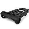 Folding Luggage Cart 2 Wheels Folding Hand Truck Collapsible Dolly for Moving Shopping