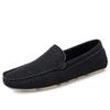 Big Size 38-47 Men's Genuine Leather Shoes Breathable Slip On Driving Men Casual Shoes Moccasins Luxury Loafers Mens Summer Flat