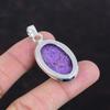 Purpurite Pendant Gemstone Pendant Dainty Jewelry 925 Sterling Silver Pendant Handmade Unique Pendant Latest Design Jewelry Engagement Gifts
