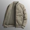 Baseball Collar Cotton Clothes Men's Short Winter Thickened Warm and Cold Warm Jacket Casual Qingchao Brand Jacket