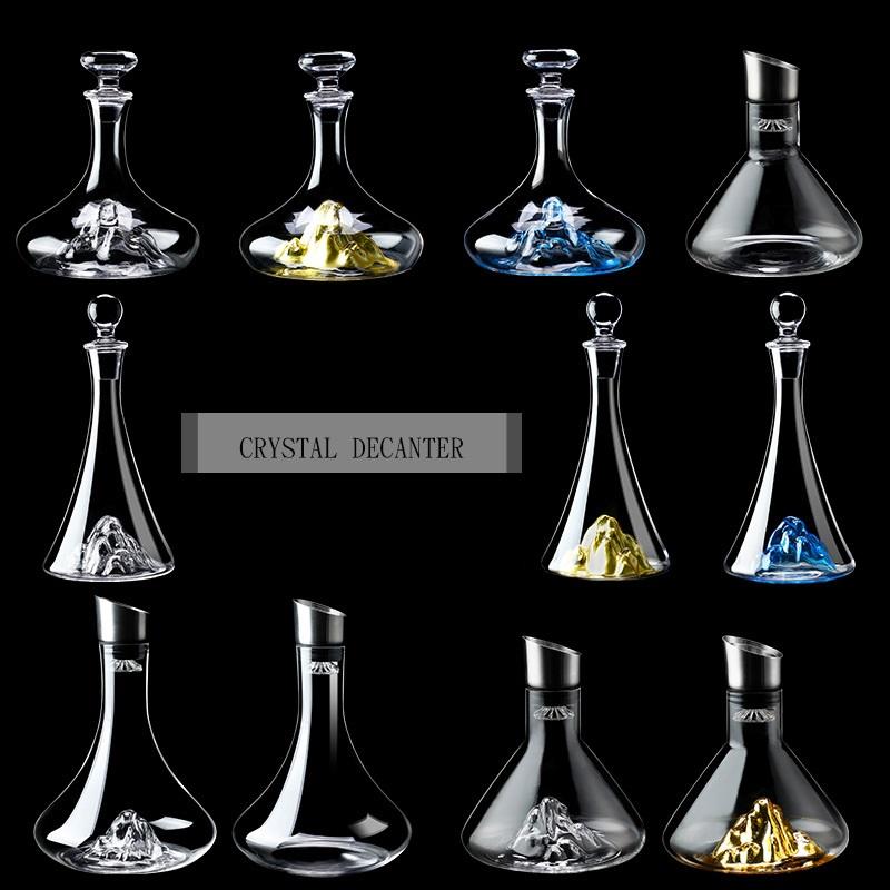 Creative Lceberg Decanter Ice Decanter Lead-free Crystal Glass Red Wine Decanter With Lid Wine Decanter High-end Gift