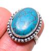 Natural Santa Rosa Turquoise 925 Sterling Silver Jewelry Ring Size 6 B0Z72