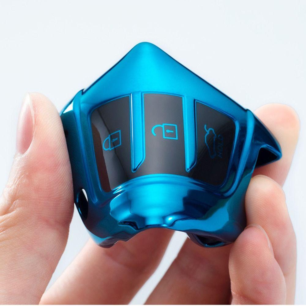 Soft TPU Car Folding Key Case for Hyundai/Tucson/Kona/Azera/Solaris 2/Elantra I30 I35 I40
