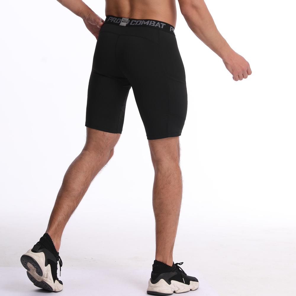 Struggle Source Fitness Running Training Shorts with Pockets - Sweat-Wicking, Quick-Drying, Elastic Tights