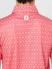 FootJoy Men's Tie Print Lyle Polo Shirt, Cape Red, Size M (FJ-S21-S02)