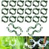 100 Plant Clamps, Plastic Plant Clamps For Climbing Plants, Reusable Plant Support Clamps For Tomatoes And Climbing Plants