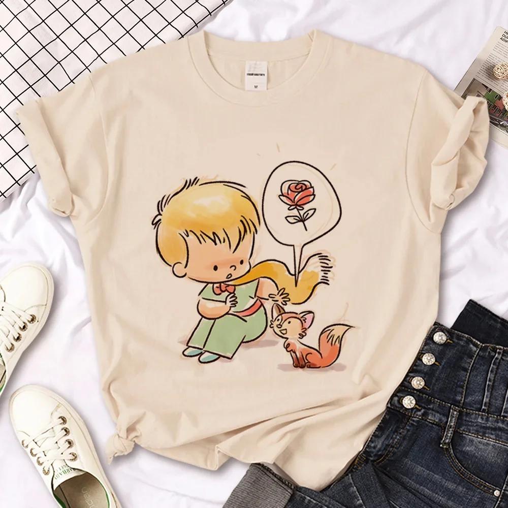 Funny the Little Prince T Shirt Tee Women Harajuku Tshirt Girl 2000s Clothing T-shirt Clothes
