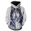3D Printed Hoodies Animal Wolf Hoodie Men Sweatshirt Women Harajuku Pullovers Casual Sale Clothes Streetwear Men Clothing