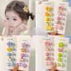 5Pcs Colorful Flower Hairpins For Girls Headwear Sweet Hair Clips Barrettes Kids Fashion Hair Accessories
