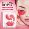 Eye and Lip Mask Combination Set Total 90g Moisturizing The Eyes Caring for The Lips Moisturizing Hydrating Soothing and Maintaining The Eyes and Lips