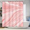 Розовая мраморная текстура занавеска для душа водонепроницаемая и устойчивая к плесени занавеска для ванной креативная простая занавеска для душа домашнее украшение