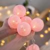 LED Cotton Ball Fairy Lights - Christmas & Bedroom Decor