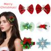 Christmas Hair Accessories: Tulle Bow Hair Clips For Women, Snowflake & Hairpins For Christmas Party Decoration