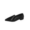Pointed Toe Flat Women Solid Patchwork Slip On Shoes Casual Breathable Ballet Flats Daily All-Match Comfort Loafers Shoes