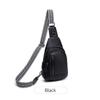 New Women's Breast Bag Contrasting Color Wide Shoulder Strap Backpack Single Shoulder Small Bag Retro Large Capacity Diagonal Span Fanny Pack