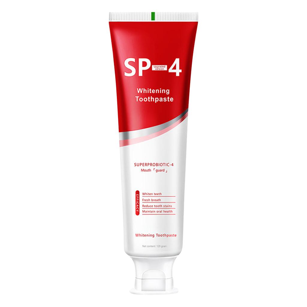 SP-4 Toothpaste, 120g, Sp-4 Probiotic Toothpaste, SP-4 Whitening Toothpaste, Fresh, Breath, Toothpaste, Toothpaste, Stain Removal, Complete Tooth Care