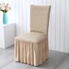 Puff Wedding Chair Cover Banquet Luxury Cover for Chairs Spandex Stretch Backrest Chair Case Protect  Free Shipping