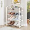 4 Tiers Shoe Cabinet Easy Installation Shoe Shelf Accessories Simple Shoe Rack Living Room