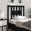 VidaXL Headboard Black 96x4x100 Cm Solid Pine Wood 818654