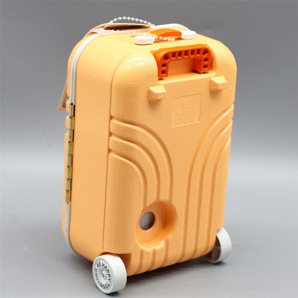 Dollhouse Decor Business Mini Doll Suitcase Doll Trolley Miniature Travel Case