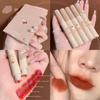 Lip Glaze Set Matte Velvet Mist Whitening Moisturizing Lipstick Non-fading Non-stick Cup Long-lasting Waterproof Student Makeup Beauty Products