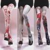Spring & Autumn Women's Fashion Pantyhose - Abstract Flower & Tree Print