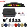 Car LED Parking Sensor Kit 4 Sensors 22mm Reverse Radar Sound Alert Indicator System 8 Colors 12V