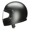 LEAD Motorcycle Helmet Full Face Matte Metallic Black Free Size Than Removable Mesh Interior Buckle Compatible with All Displacements RX-100R (Less