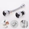 360 Degree Rotating Universal Faucet Pressurized Anti-splash Shower Extended Nozzle Filter Water-saving Bubbler