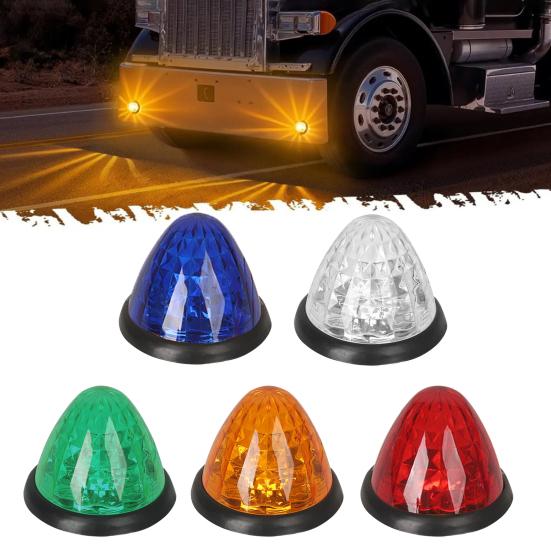 24V LED Watermelon Lights Rich Color Bumper Lights High-bright Trailer Side Marker Lights