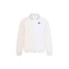 Sportswear Logo Embroidered Fleece Collar Jacket Men Outerwear White FB1827-133