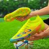 Football Shoes Men's AG Spikes Seamless Fly-woven Outdoor Football Shoes Youth Artificial Professional Training Shoes
