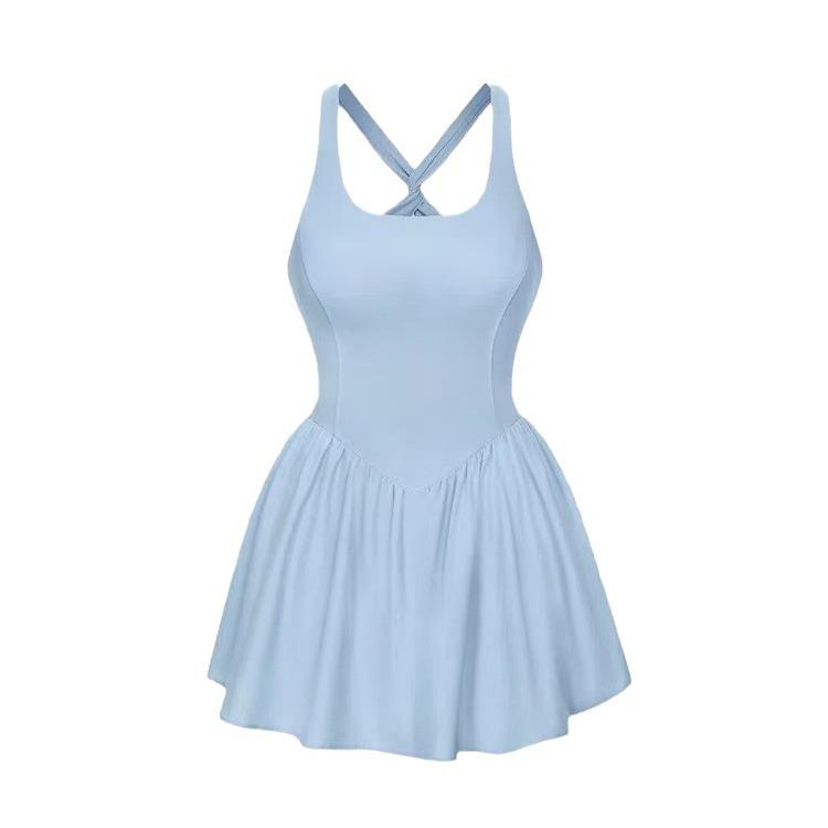 Women's Summer Sports Skirt: Cross-Border Tennis, Golf, and Yoga Dress with Built-In Shorts