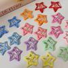 3/10Pcs Y2K Bobby Pin Girl Colorful Stars Barrettes Metal Snap Clips Kid Korean Bb Hairpins Headwear Hair Accessories