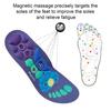 1 Pair Orthopedic Acupressure Insoles Pain Relief Lightweight Reflexology Massage Insoles Comfortable Foot Support
