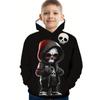 Halloween Skeleton Print Boys Casual Long Sleeve Hoodies Boys Sweatshirt for Spring Fall Boys Hoodie Children's Boy's Clothing