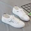 Fashion Outdoor Trainers Women Running Shoes Summer Autumn Fashion White PU Leather Lace-Up Breathable Casual Sneakers Zapatos De Mujer