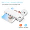 OSMILE Desktop Laminator Machine Set A4 Size Hot and Cold Lamination 2 Roller System 9 Inches Max