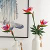 2 Pcs Large Bird of Paradise 80cm UV Resistant Permanent Flower No Fade Flower Part Is Made of Soft Rubber PU Artificial Flower Plants for Home Office