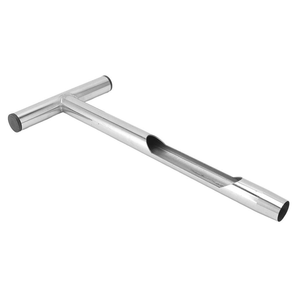 T Style Handle Soil Test Kits Stainless Steel Material Soil Sampler Kit with 2 Reusable Sampler