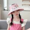 Children's Hat Girl Cartoon Big Hat Brim Sun Protection Hat Little Girl Outdoor Summer Sky Top Sun Hat