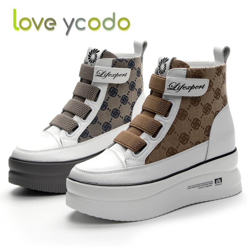 love ycodo Spring and Autumn Women's and Girls' Students Thick Sole Fashion Casual Ankle Boot Shoes