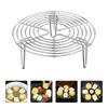 Stainless Steel Steamer Rack Heavy Duty Round Durable Pot Pan Pressure Cooker Trivet Kitchen Cookware Accessories Steamer Liner