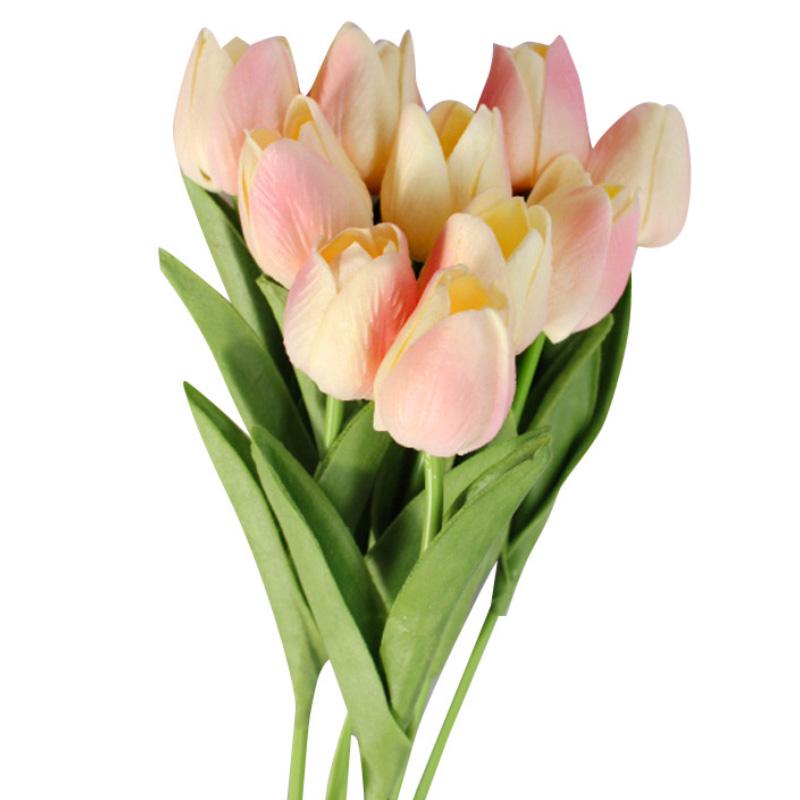 10Pcs/Set Artificial Tulip Flowers Home Prop