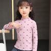 Kids Girl Cotton T-Shirt Long-sleeve Children Turtleneck Bottoming Shirt Tops Clothes