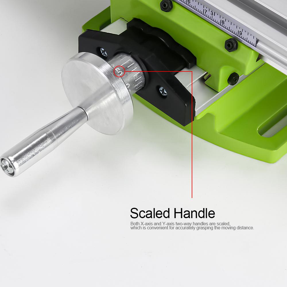 Allsome BG-6300 Compound Table Working Cross Slide Table Worktable for Milling Drilling Bench Multifunction Adjustable X-Y