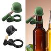 2Pcs Soldier Salute Beer Bottle Helmet Juice Helmet Beverage Can Holder Soda Hat Funny Military Theme Party Supply for Men Women Adults